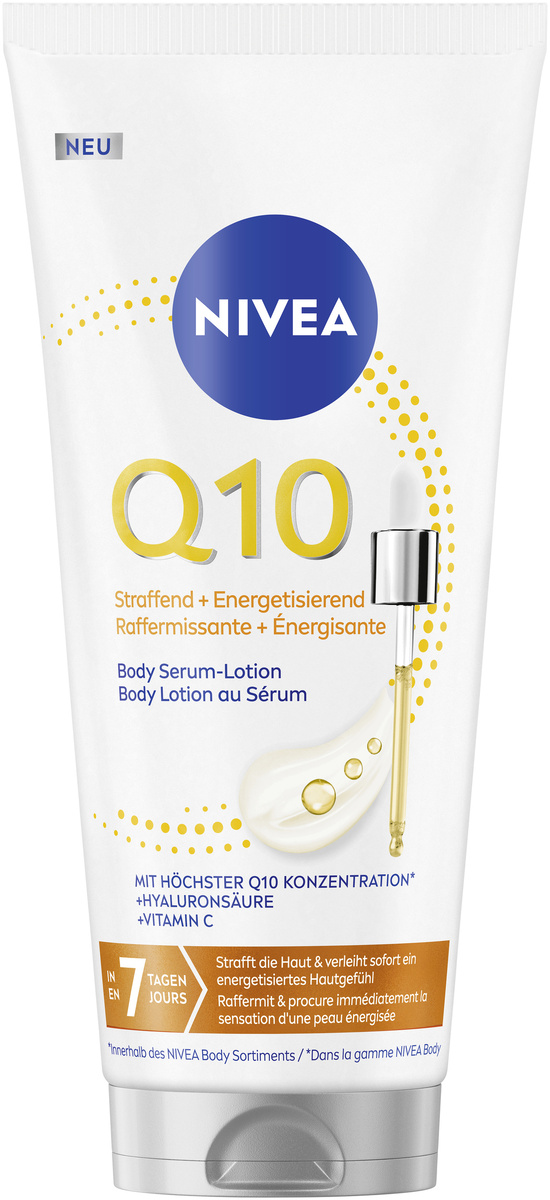 Nivea Q10 Straffende Feuchtigkeitsmilch – 250 Ml, Für Straffere Und Elastischere Haut