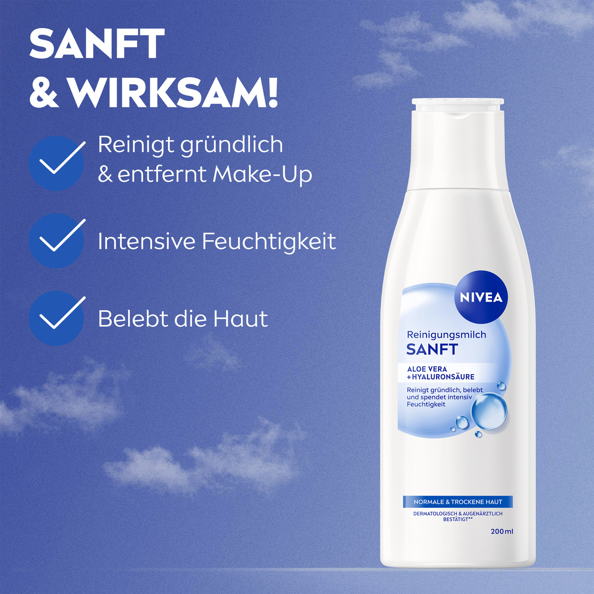 NIVEA Sanfte Reinigungsmilch 200ml online bestellen | MLLER NIVEA Sanfte Reinigungsmilch 200ml online bestellen | MLLER