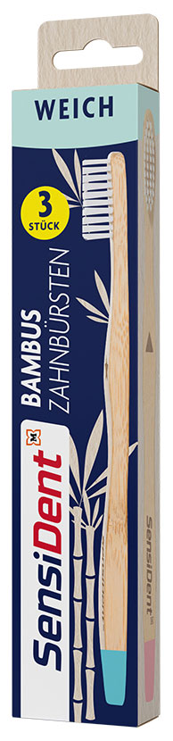 SensiDent Zahnbrste Bambus Weich 3 Stk. bei MUELLER kaufen