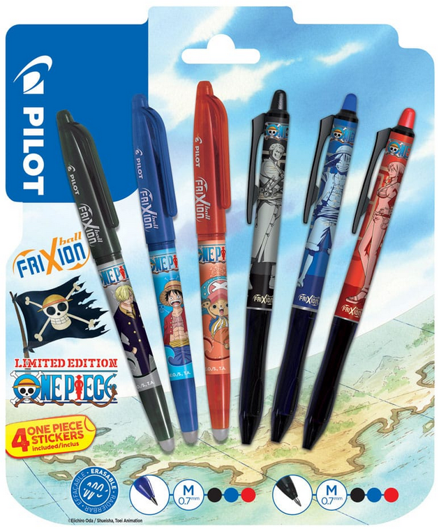 PILOT X NARUTO Frixion Kugelschreiber – Radierbarer Stift, Limitierte Edition Mit Sasuke-Motiv