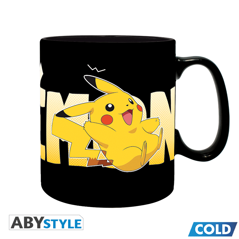 POKEMON – Thermoeffekt-Tasse – 460 ml – Pikachu – Kartonbox
