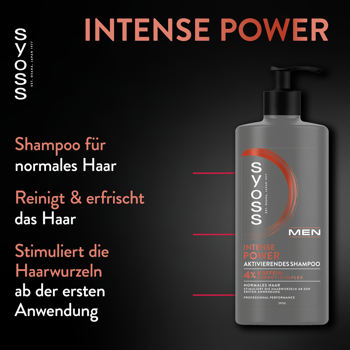 Power Of Man Total Energy Duschgel Für Haar & Körper 200 Ml – Mit Ginseng & Mineralien Für Männer