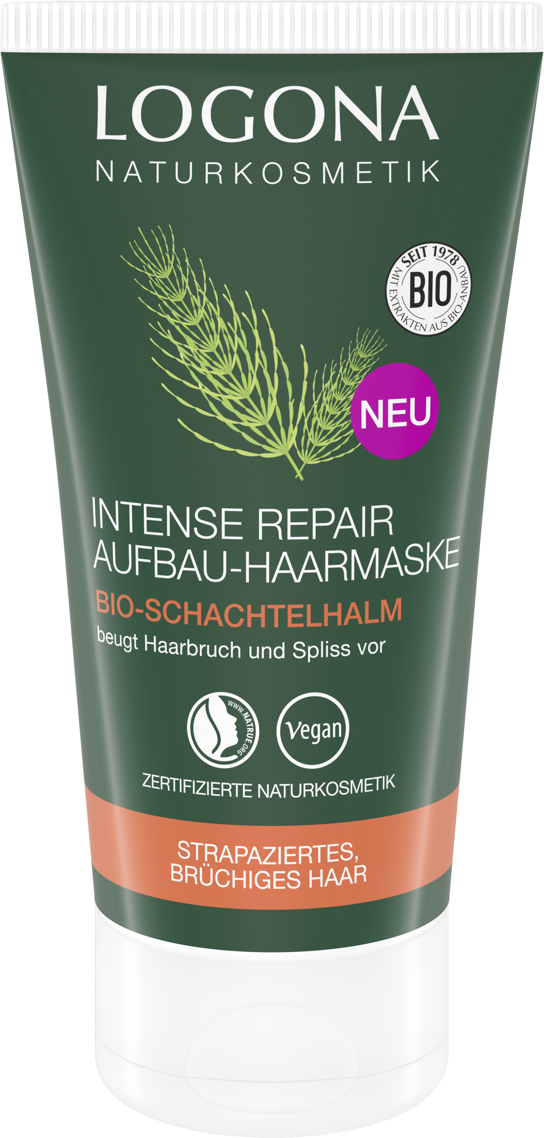 LOGONA Mineralerde Vorbehandlung – Für Pflanzen-Haarfarben – Reinigt Haar Vor Dem Färben – Vegan, 2x 100 Ml