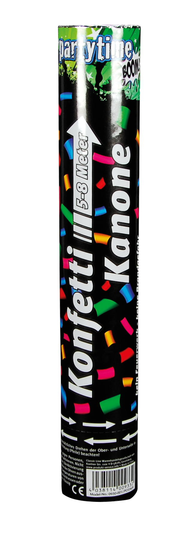 PARTYTIME BOOM - Papier Konfetti Kanone 30 cm online bestellen