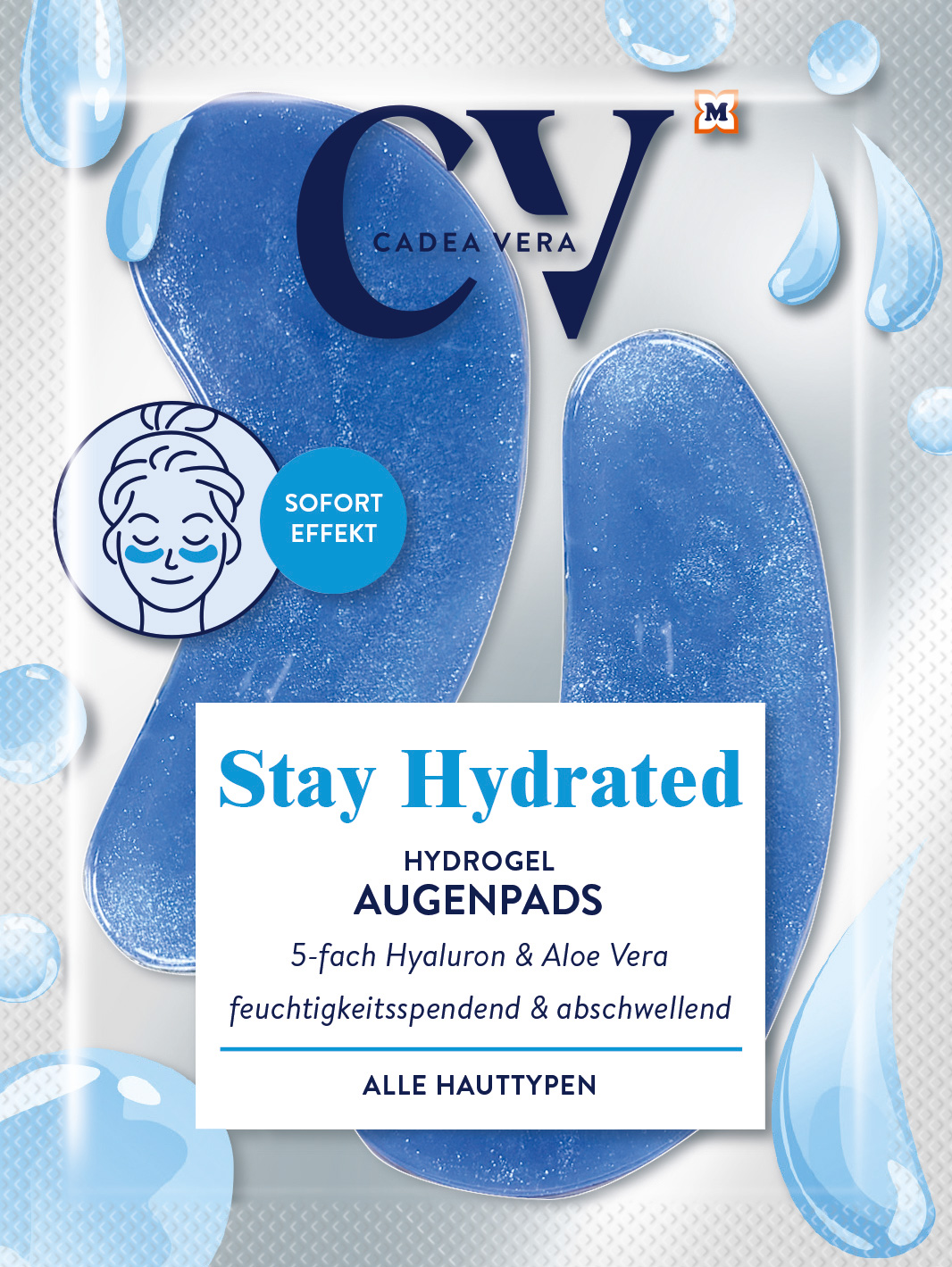 Augenpads 20 Stück Mit Hyaluron & Kollagen – Gegen Augenringe, Falten, Tränensäcke