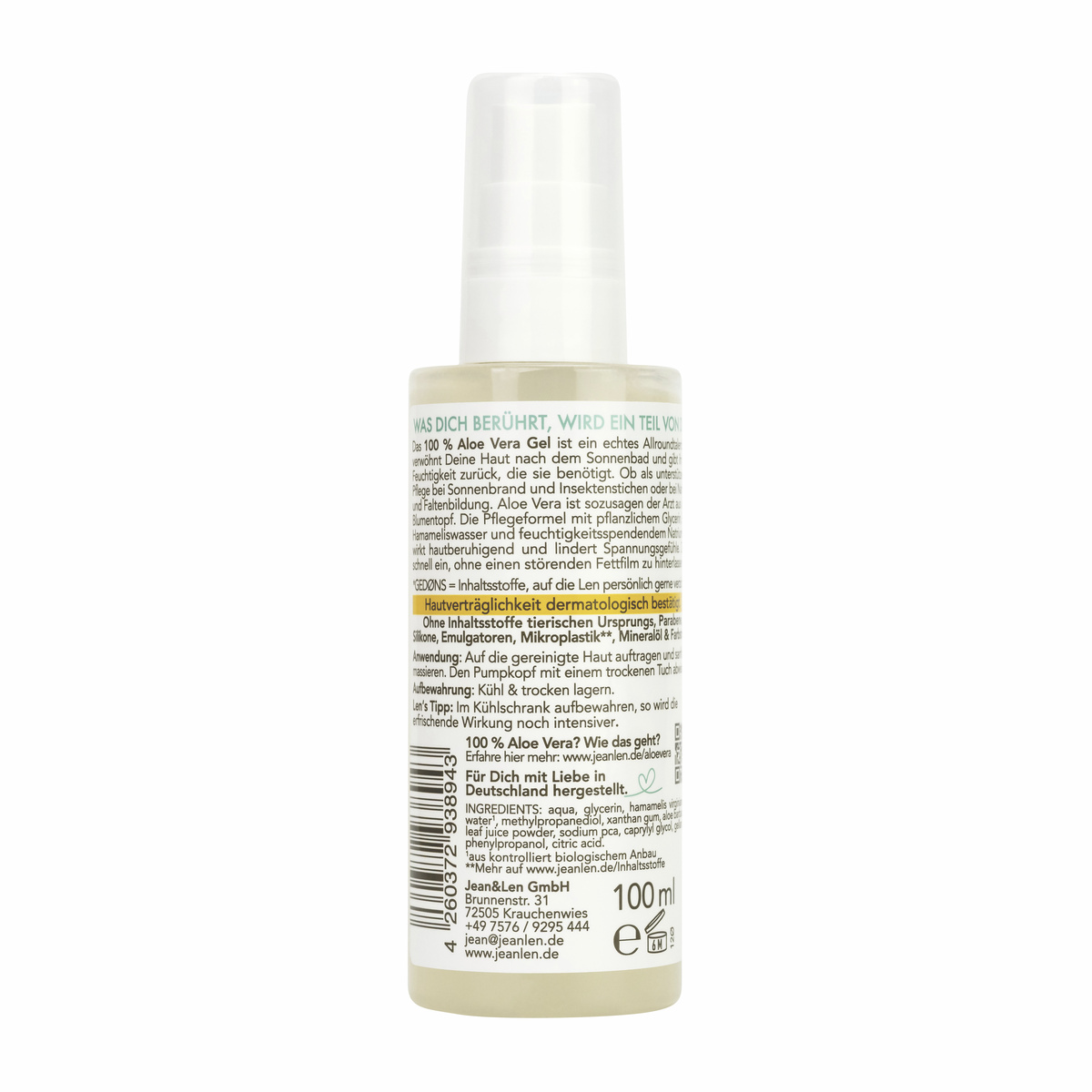 aloe vera gut für haut Bio Aloe Vera Gel 2in1 – Feuchtigkeit für Haut & Haar main image 1