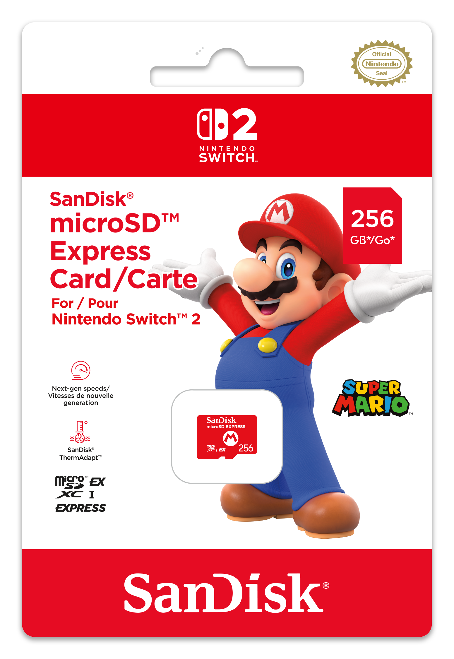 SanDisk Nintendo Switch 2 mircoSD Express Card 256 GB online