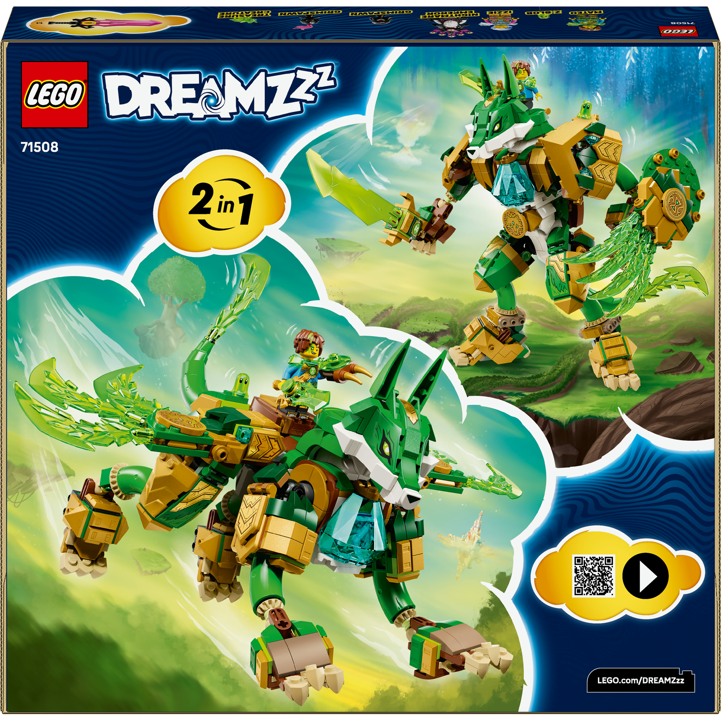 LEGO DREAMZzz 2in1 71508 Fuchs-Wächtermech, Spielzeug für Kinder