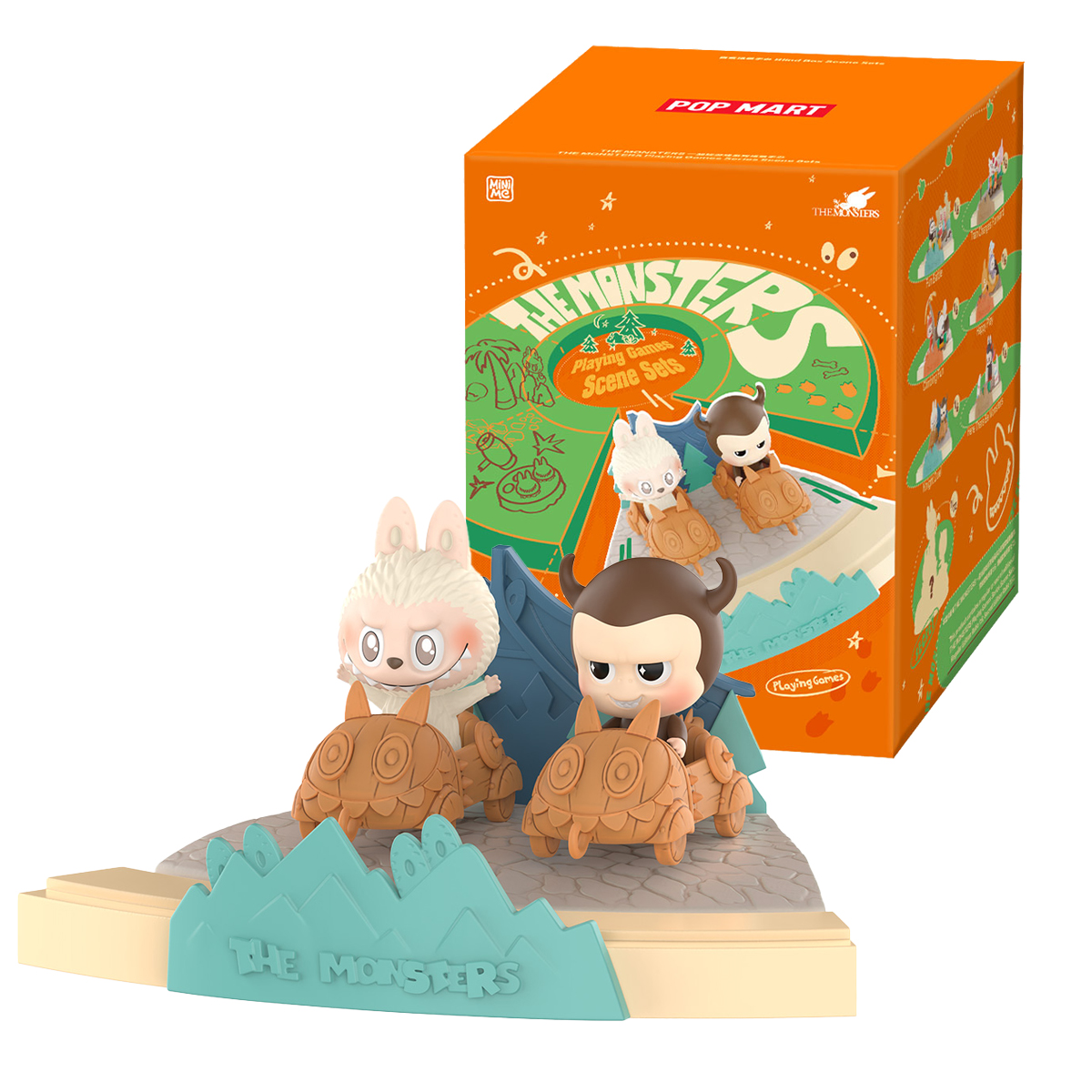 POP MART THE MONSTERS LABUBU 3点セット Pop Mart THE MONSTERS Playing Games Series Scene Sets. Sammelfigur