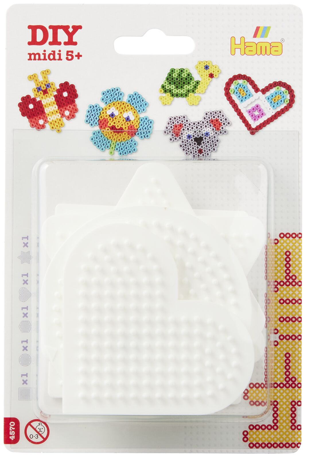 Hama® Bügelperlen Stiftplatte transparent großes Quadrat. 234 TR jetzt Hama® Bügelperlen Stiftplatte transparent großes Quadrat. 234 TR jetzt