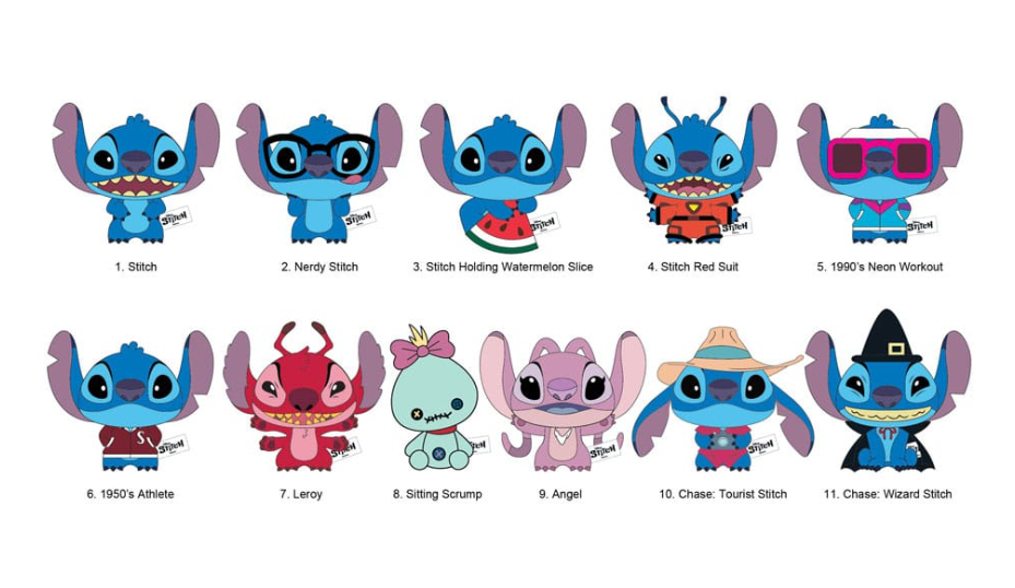 Lilo & Stitch Plüsch-Taschenanhänger Stitch, sortiert, 1 Stück