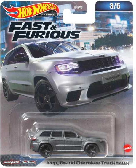 Hot Wheels Premium Fast & Furious Auto 1:64 – Mit Real Riders Reifen, Für Sammler