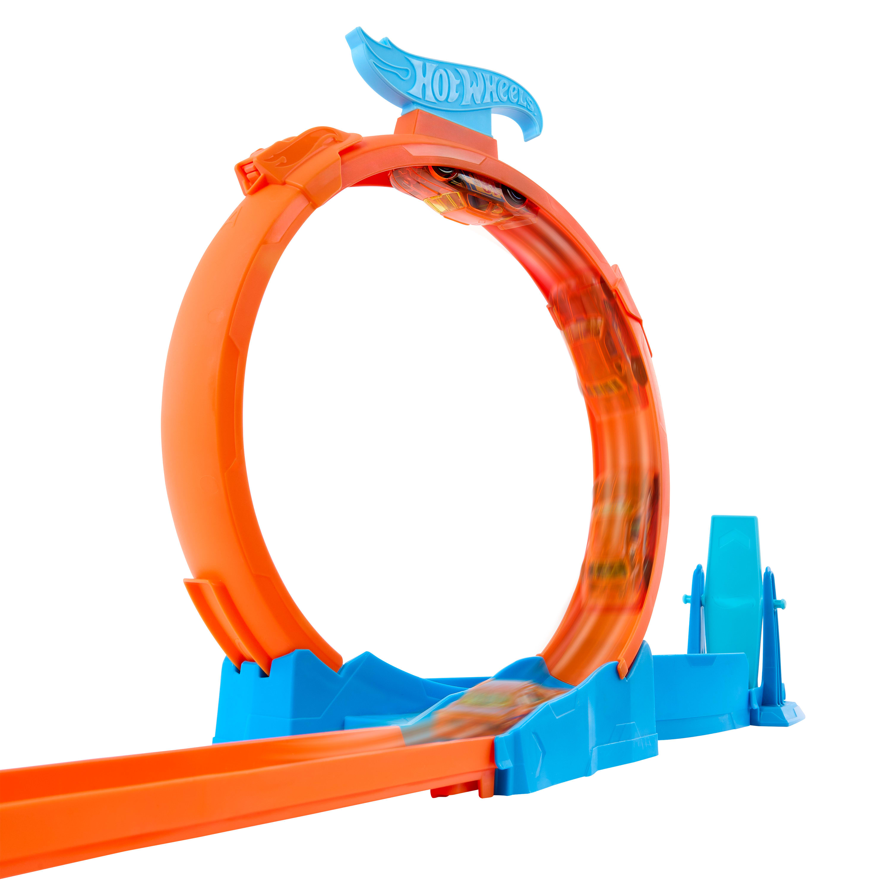 希少　Hot Wheels カスタムモータース 3in1 パワーセット Hot Wheels Track Creator Dreifach-Looping-Pack und Spielzeugauto