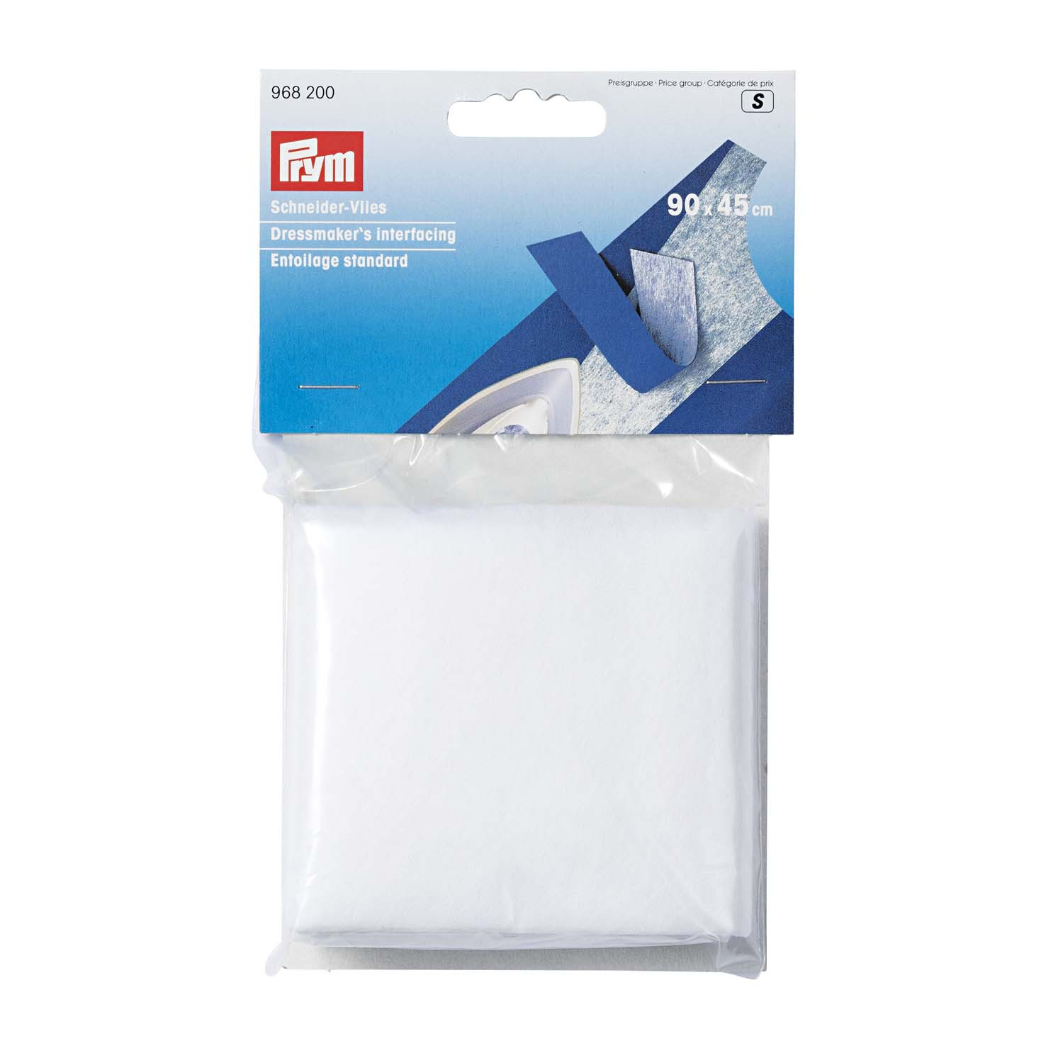 2,30 € / m ) 10 m Klebende Bügelvlies 90 cm Breit EU Ware Weiß ( t w 1 m a