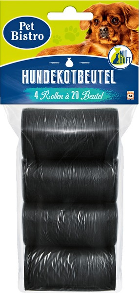 Offizielle Drake Hundekotbeutel – 6 Rollen, 90 Beutel, 'For All The Dogs' Design, Geruchsdicht