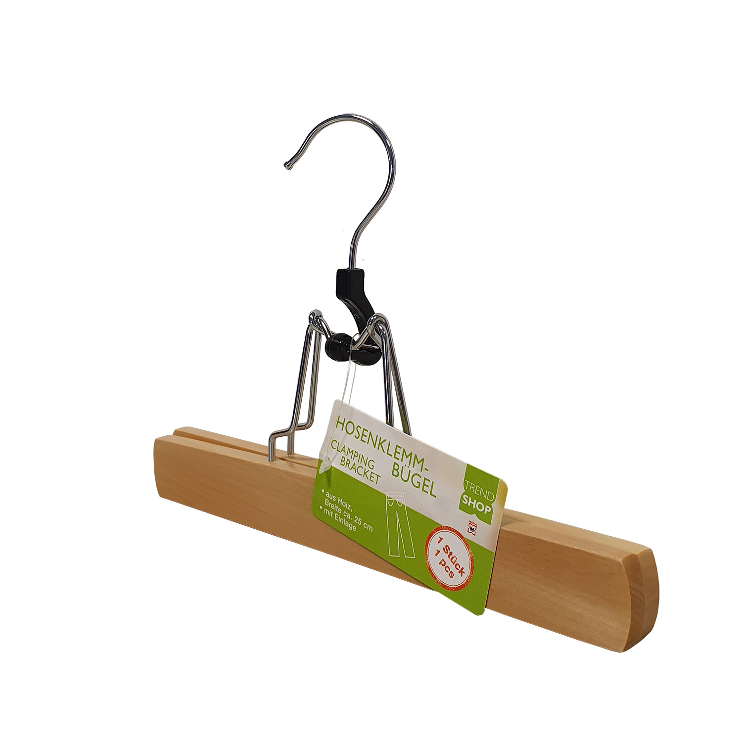 Samt Kleiderbügel für Jacken & Mäntel, 48 cm, schwarz, 10 Stück