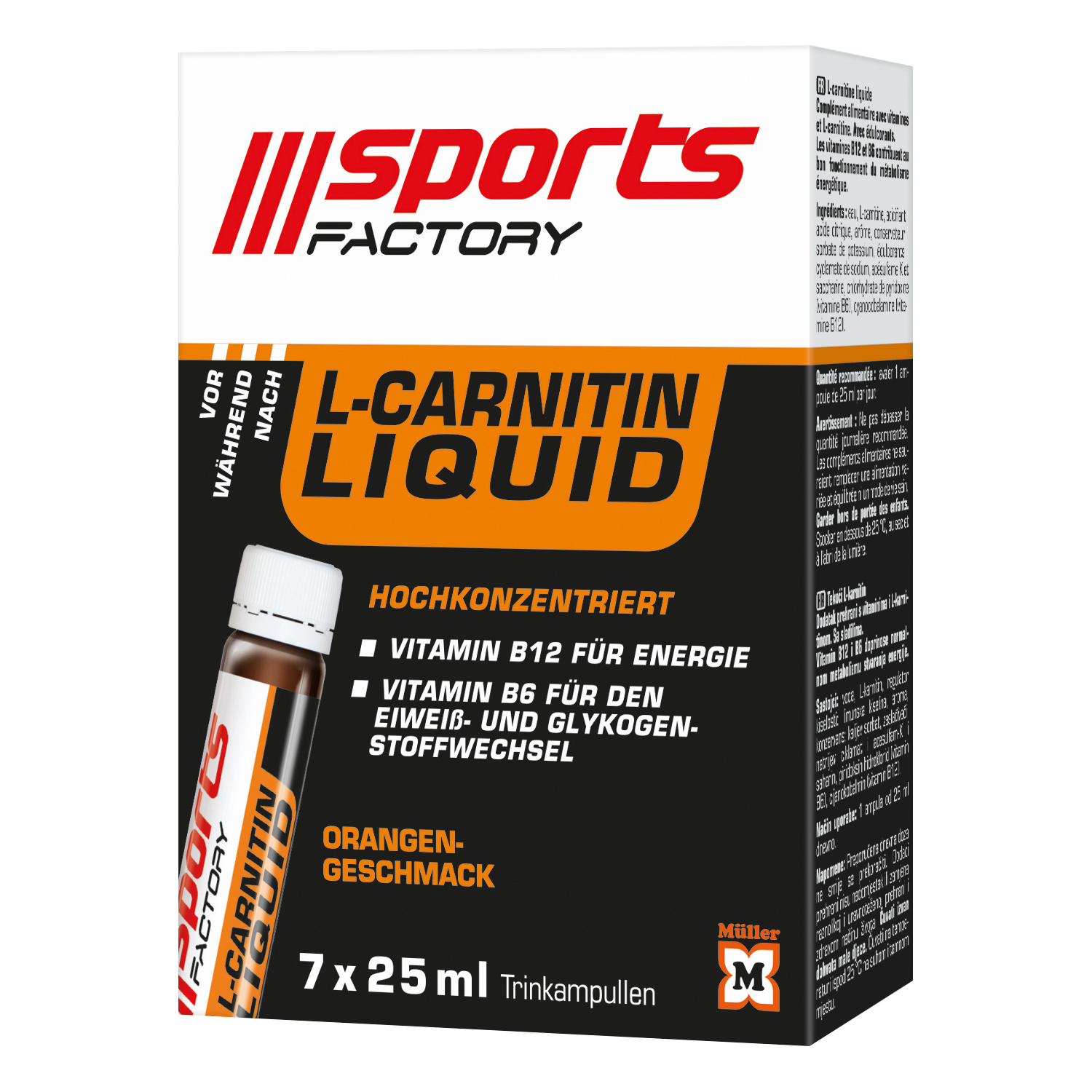 l-carnitin müller drogerie SPORTS FACTORY L-Carnitin bei MUELLER DE kaufen