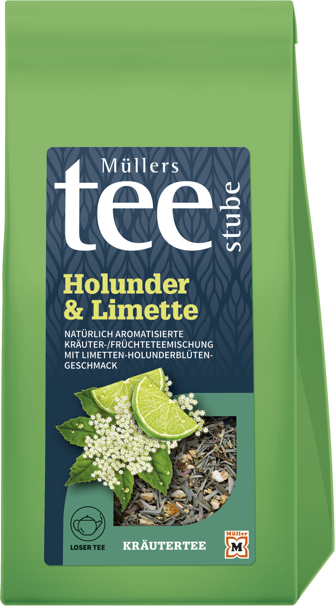 Müllers Teestube Kräutertee Lose Holunder & Limette online