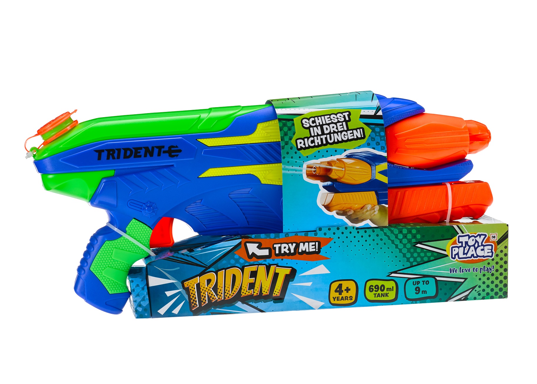 Neon Wasserpistole Bunt Henbrandt Wasserpistole – 3er-Pack Neonbunte Spritzpistolen – 11 Cm Kunststoff – Perfekt Für Sommer, Party & Kindergeburtstag