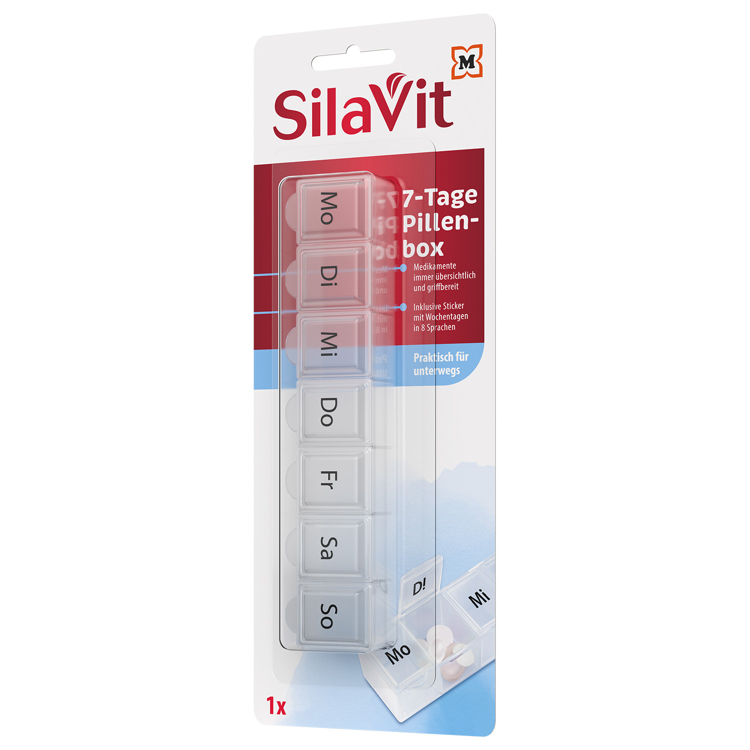 SilaVit Pillenbox mit Stickern 7 Tage online bestellen