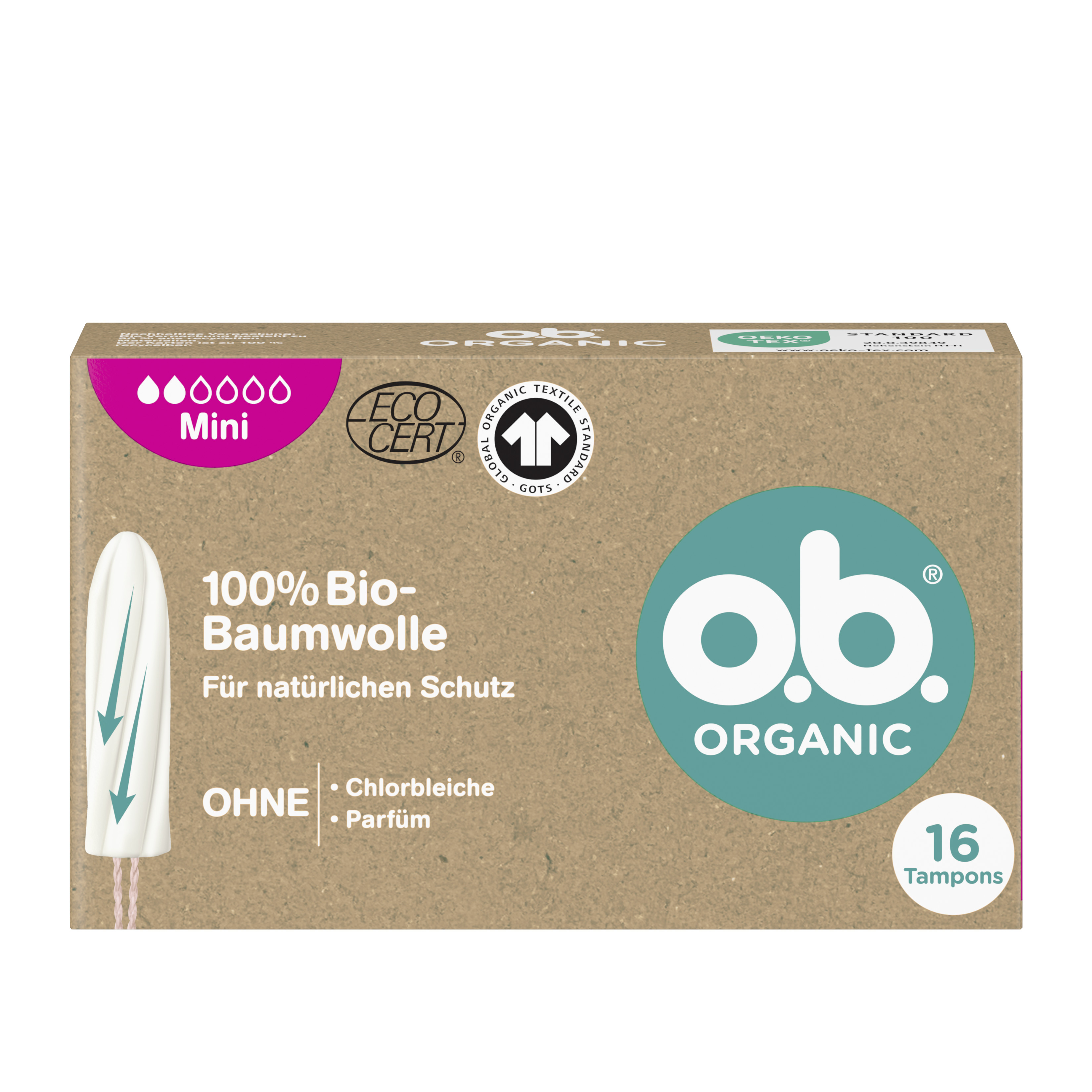 o.b. Tampons Organic Mini online bestellen