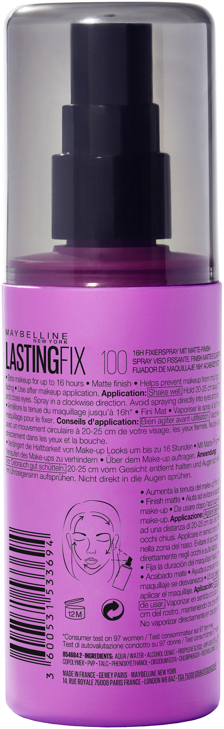 Maybelline Make-up Finisher – 6,8 Ml, Für Augenbereich, Ton 04 Honey, Mittlere Hauttöne