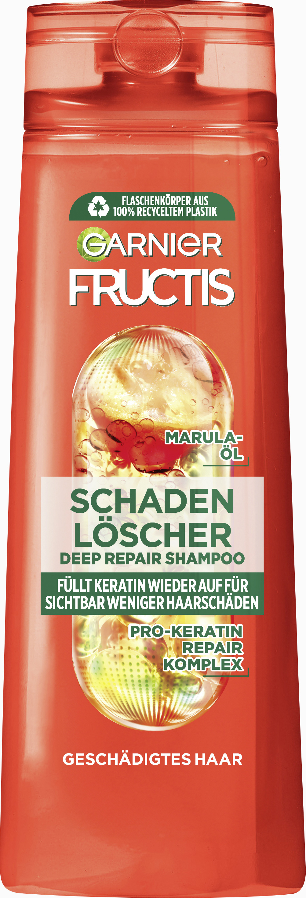 Garnier Ultra Soft Shampoo Für Stark Geschädigtes Haar – Mit Rizinusöl & Ahornsaft, 4er Pack