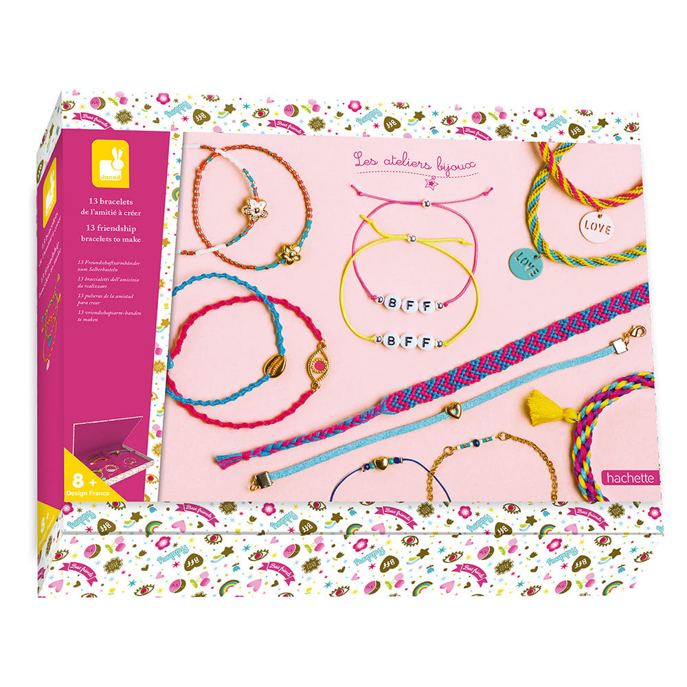 FunzBo Tonperlen-Armband-Set – 15000 Perlen, 144 Farben, 120 M Schnur, Mit Buchstabenperlen