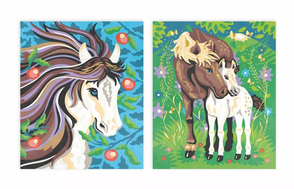 ABEUTY Malen Nach Zahlen Set – Menschlicher Kopf Pferd Wasserfall – 40x50cm Leinwand, Inklusive Pinsel & Acrylfarben ABEUTY Malen Nach Zahlen Set – Menschlicher Kopf Pferd Wasserfall – 40x50cm Leinwand, Inklusive Pinsel & Acrylfarben