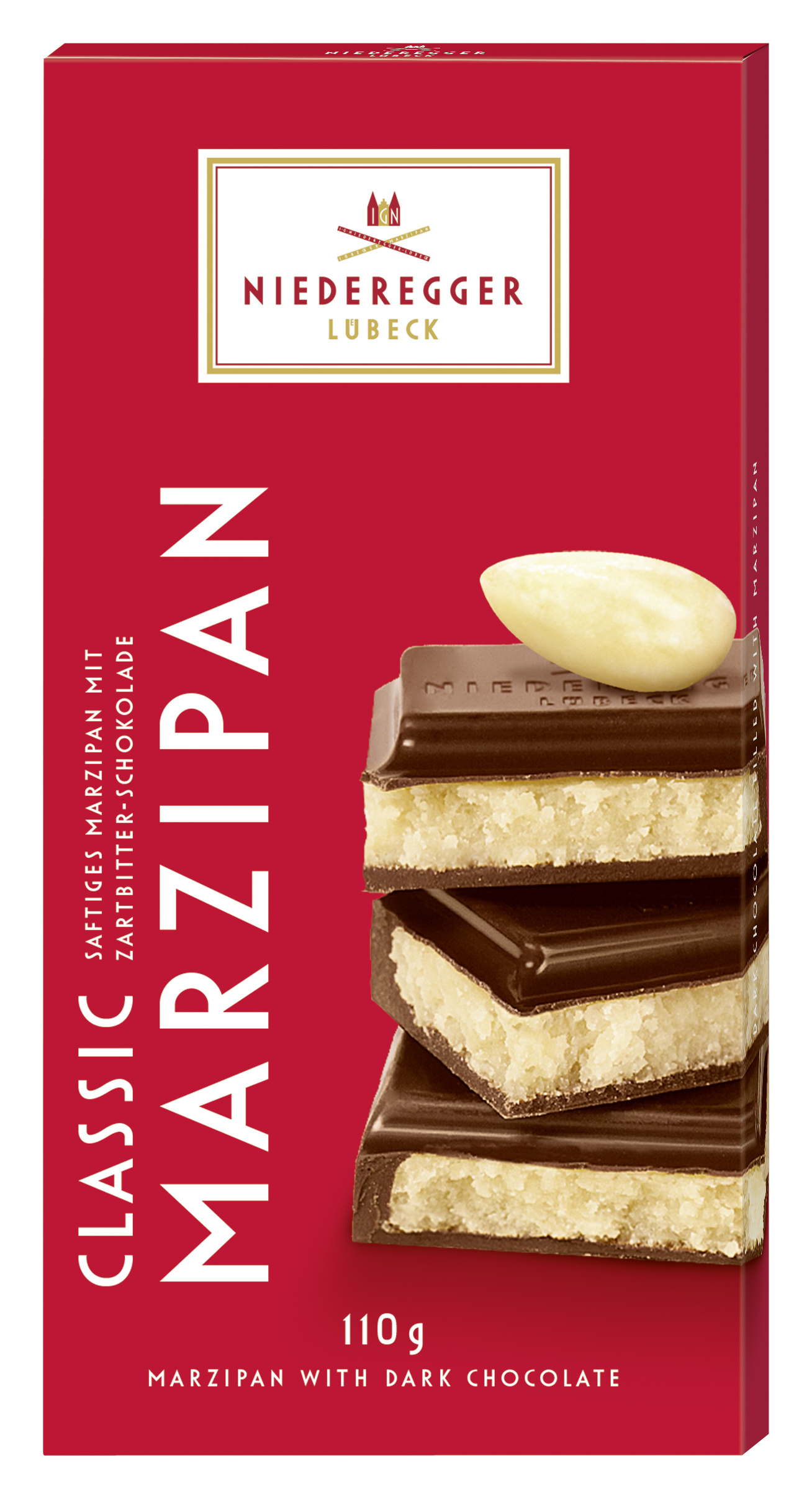 NiedereggerMarzipanTafel-SchokoladeClassicZartbitter