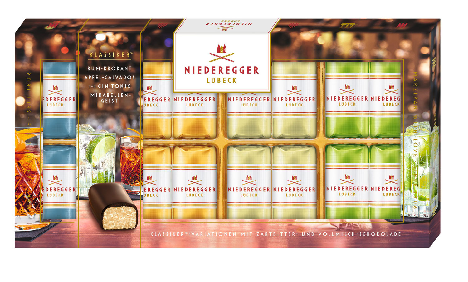 NiedereggerMarzipanKlassiker®-Variationenalkoholisch