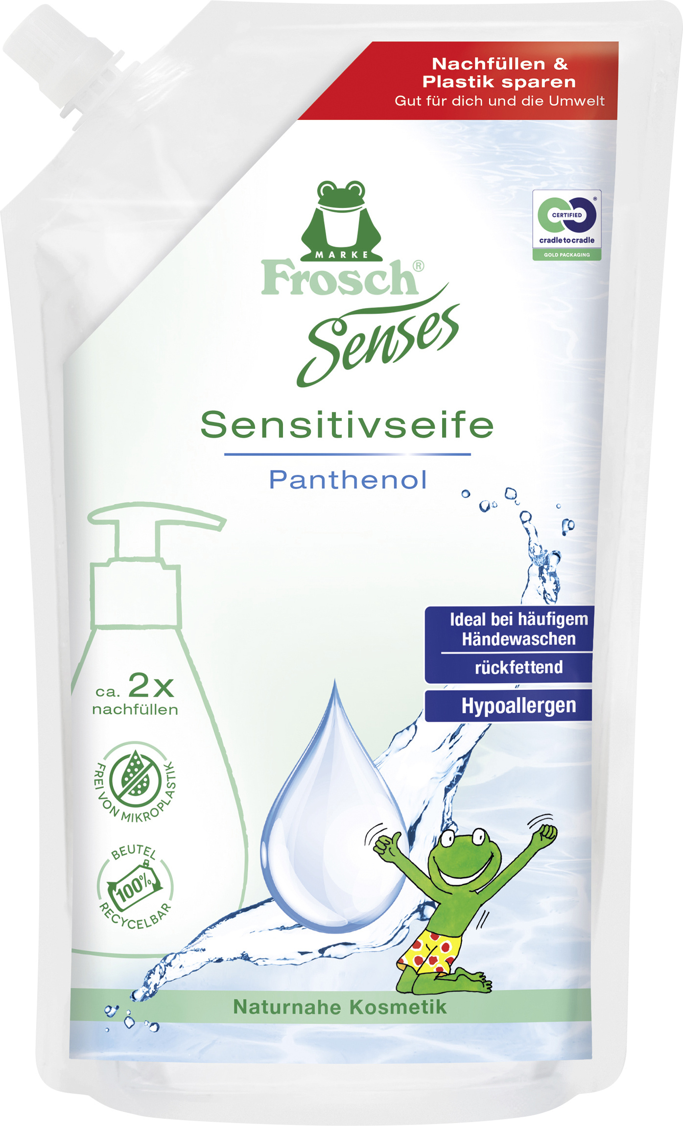 Frosch Reine Pflege Sensitiv-Seife Nachfüllung
