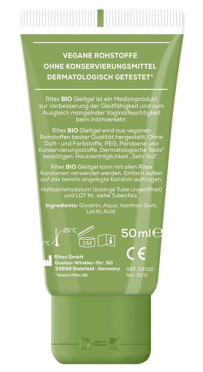 Ritex Gleitgel BIO vegan online bestellen