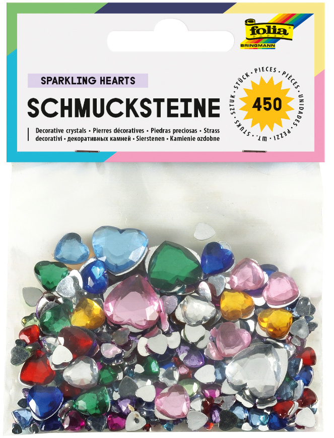 Acryl-Schmucksteine Zum Basteln Selbstklebend - Sunny 600-45