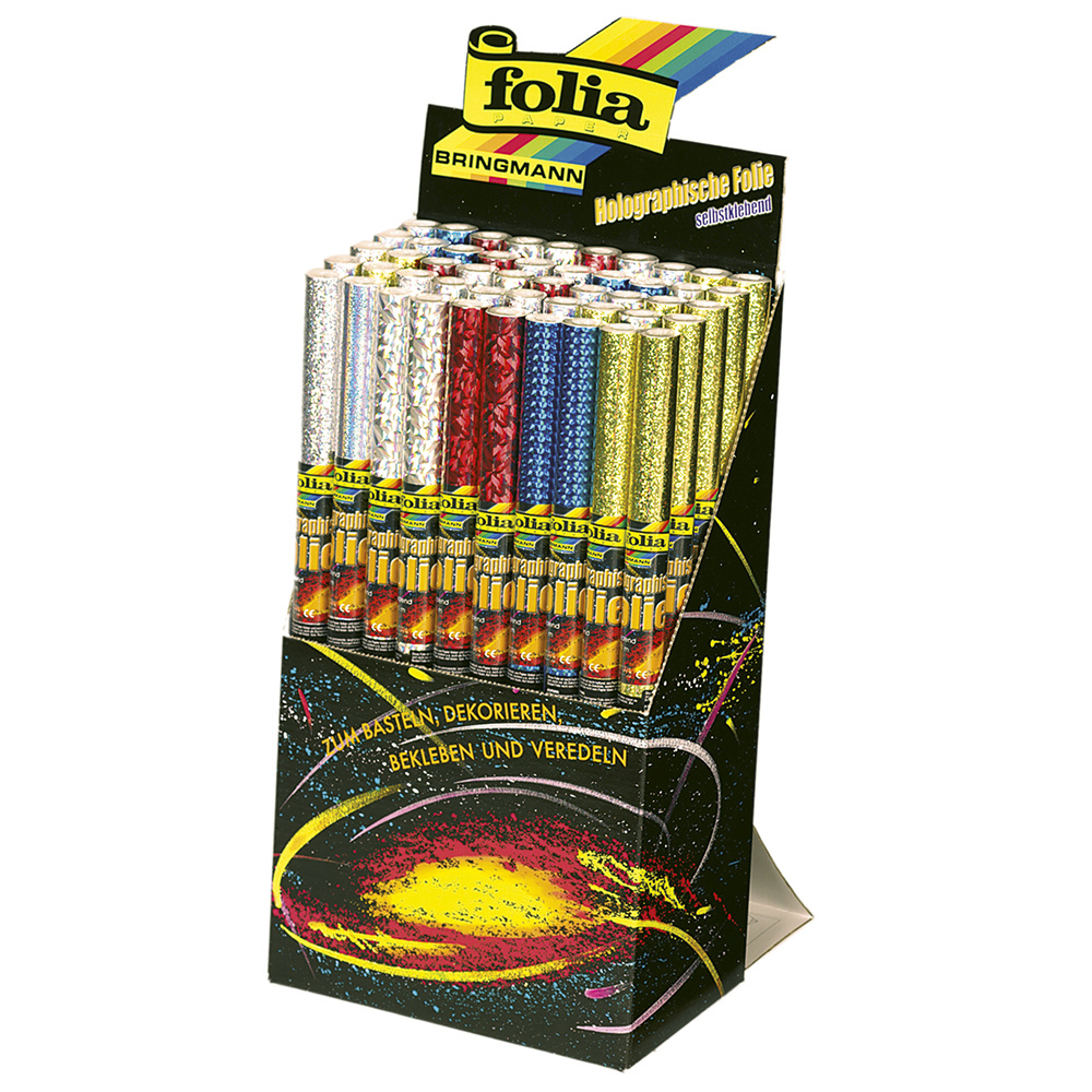 Folia Holografie-Klebefolie Gold Dots – 400 Mm X 5 M, PP-Folie Selbstklebend