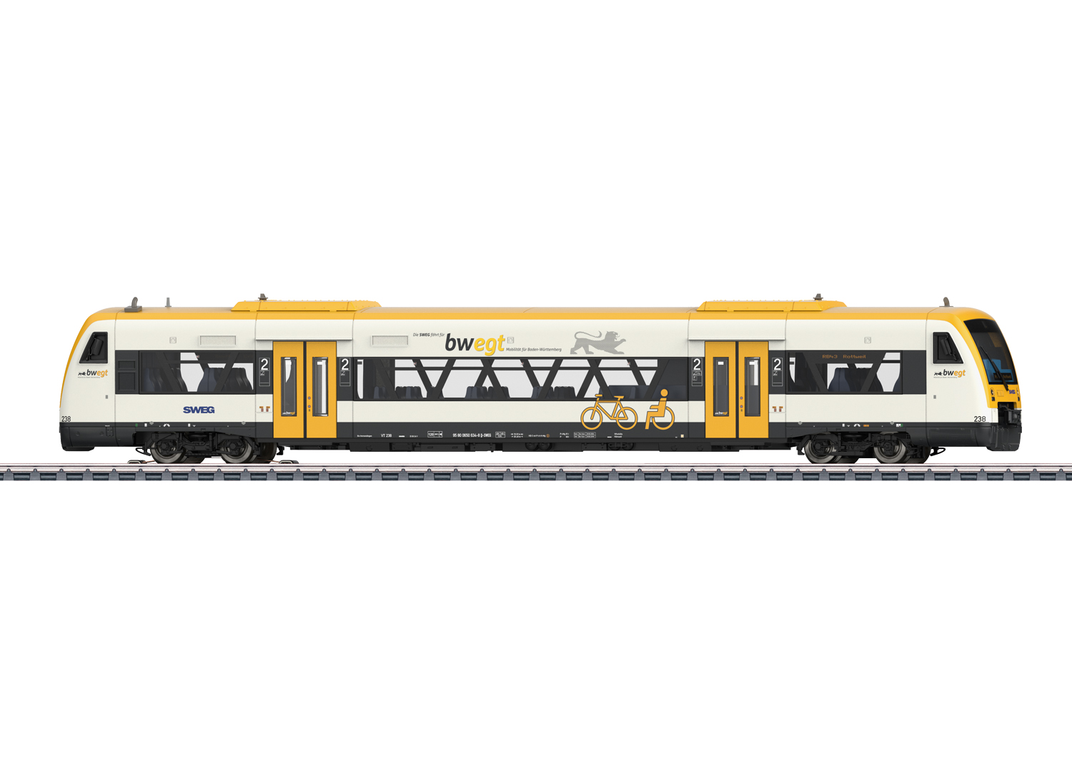 Märklin 36966 H0 Dieseltriebwagen Regio Shuttle RS1, Baureihe 650