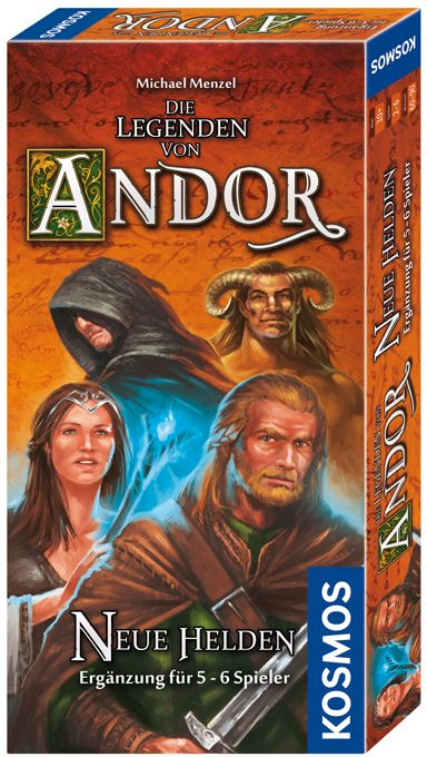 KOSMOS Le Leggende Di Andor – Espansione Nuovi Eroi: Gioca In 5-6 Con 4 Eroi Inediti E 3 Avventure Extra