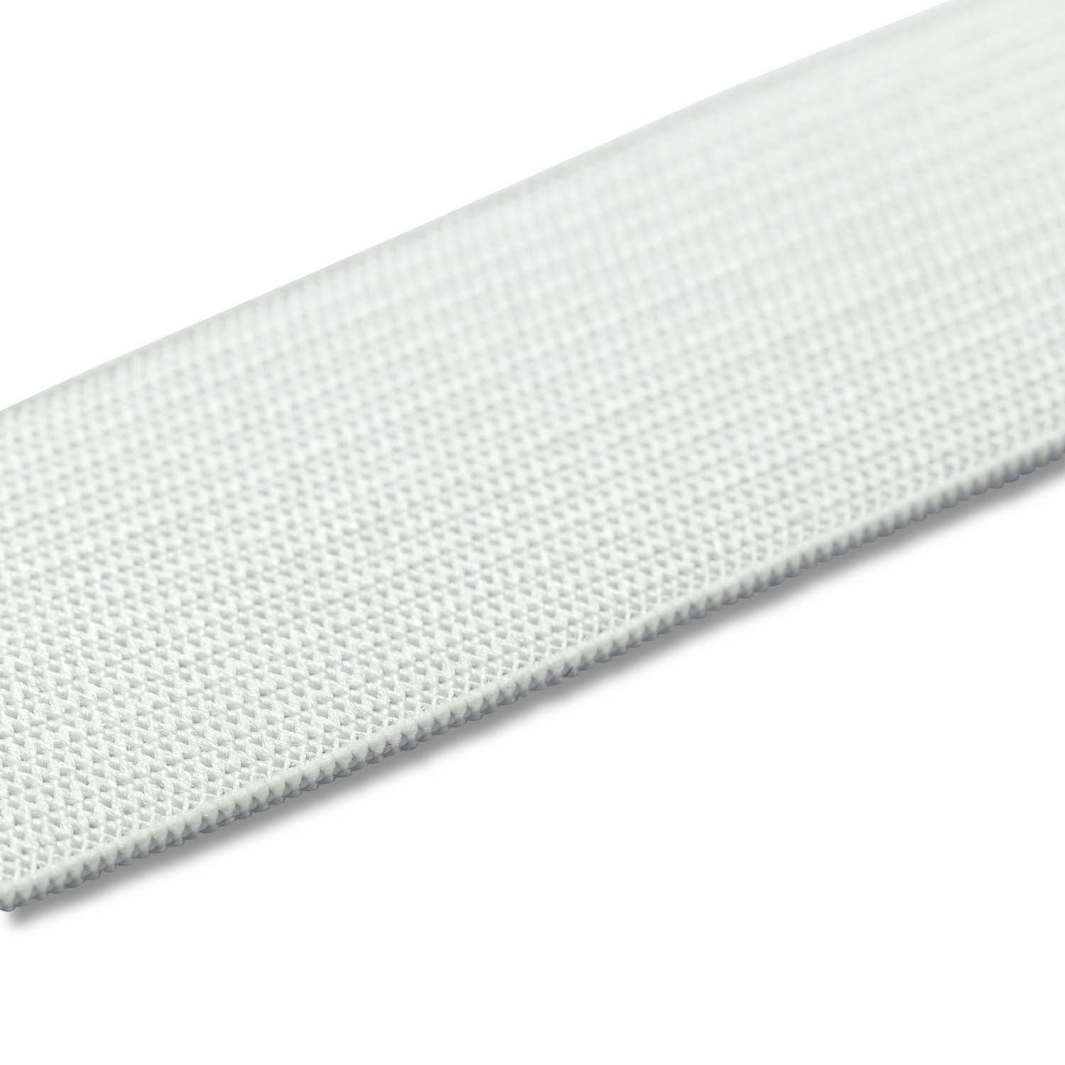 Prym Ruban Velours élastique, 25mm, Blanc, 10m, 51% PES 33% Ed 16% PA, White, 25 mm
