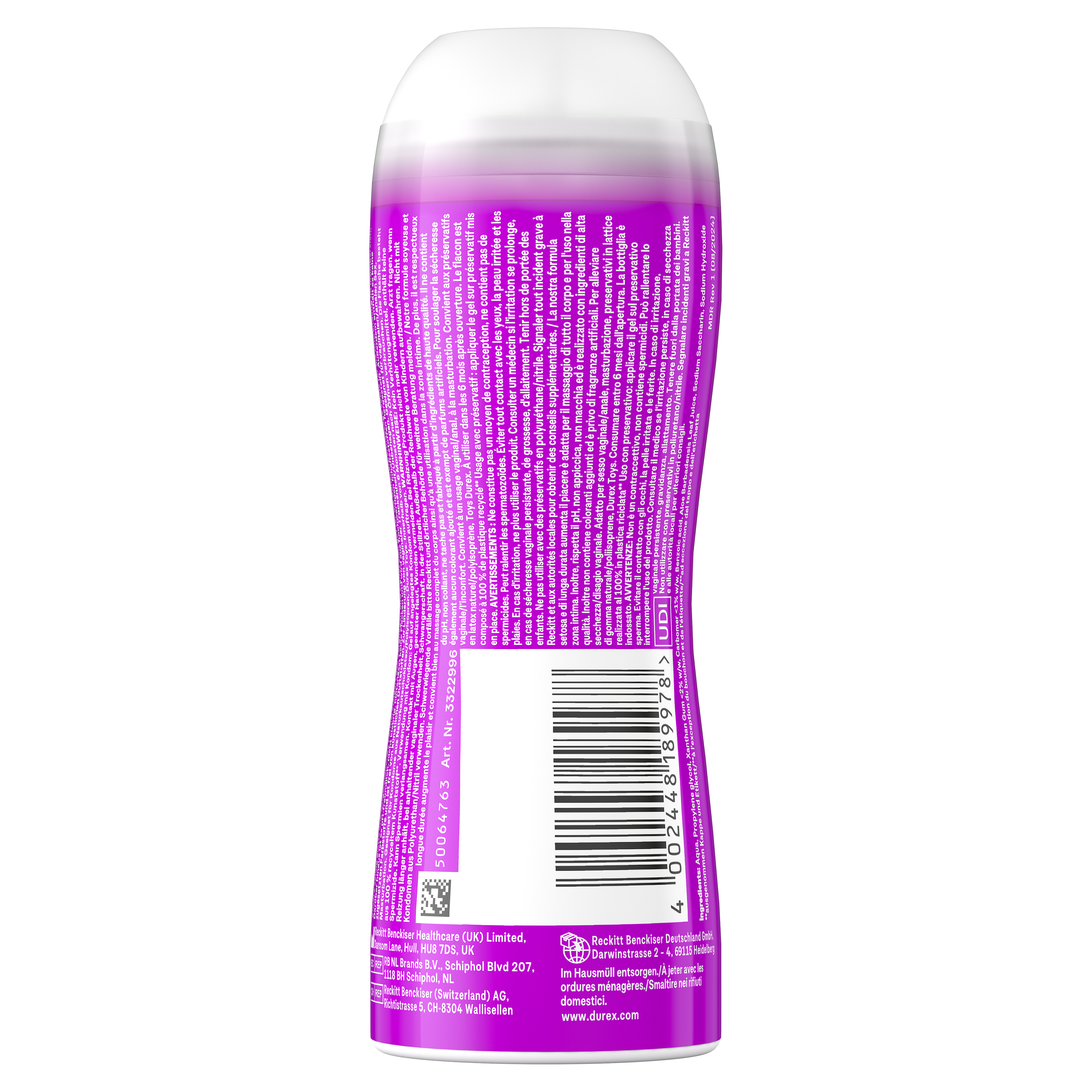 Durex 2in1 Massage- & Gleitgel Aloe Vera online bestellen | MLLER
