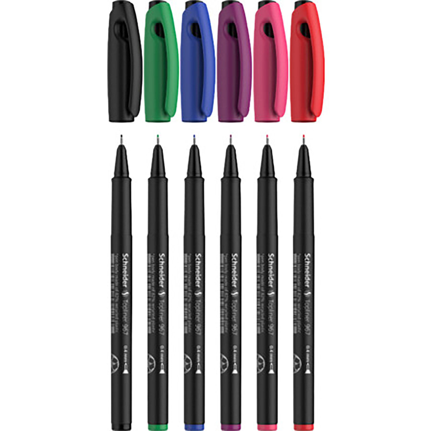 5 x Schneider Topliner 967 Fineliner Filzstift 0,4 mm blau 9673 5 x Schneider Topliner 967 Fineliner Filzstift 0,4 mm blau 9673
