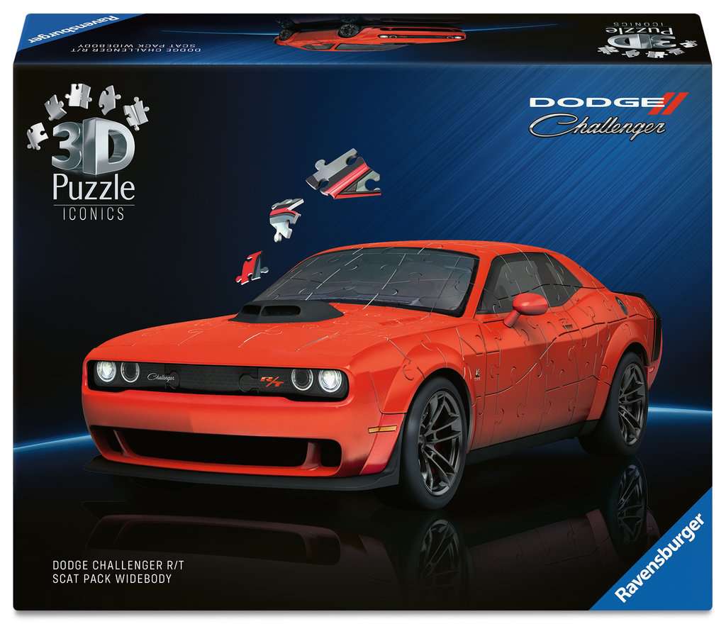 Ravensburger Puzzle - 3D Puzzle Iconics: Dodge Chall. R/T Scat
