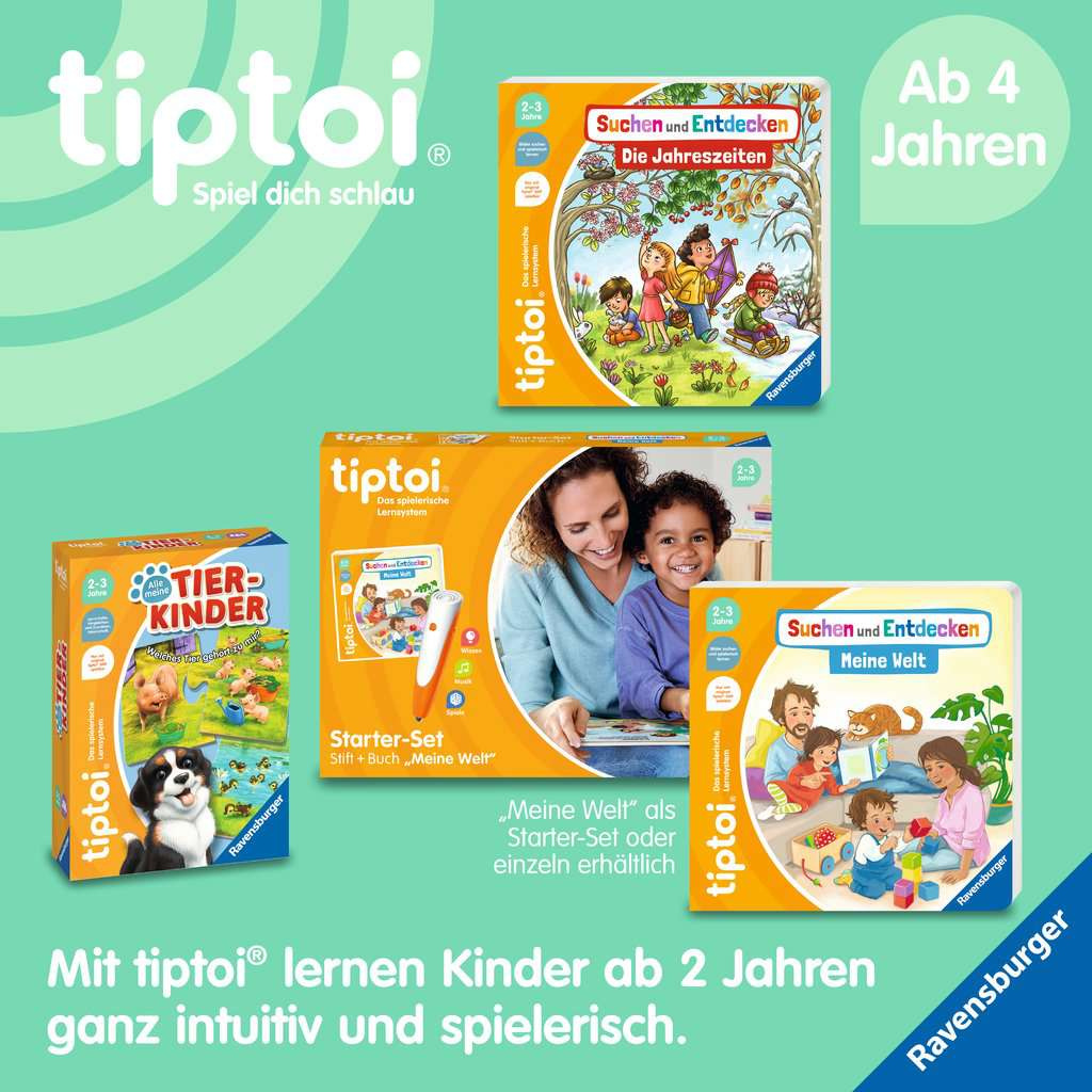 Ravensburger tiptoi - Starter-Set Stift und Bilderbuch Suchen und