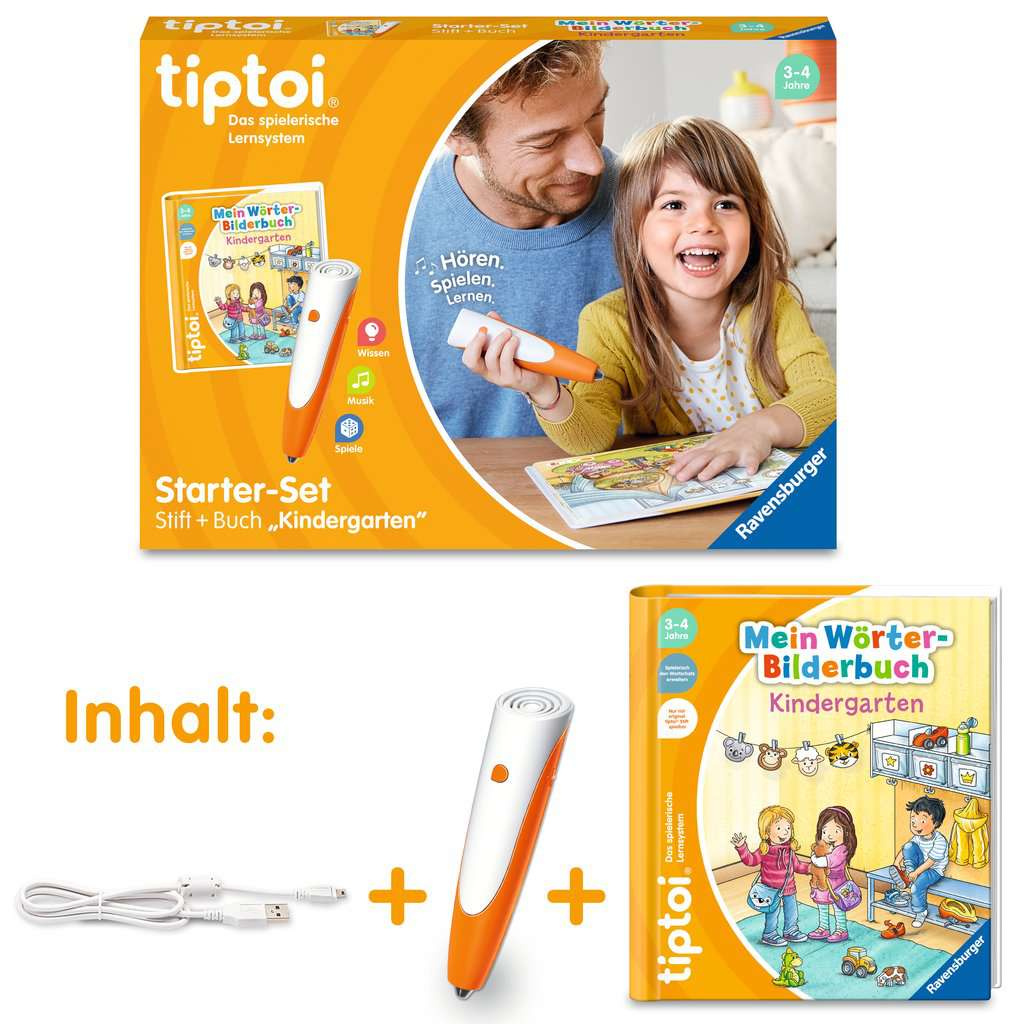 Ravensburger tiptoi - Starter-Set Stift und Wörter-Bilderbuch