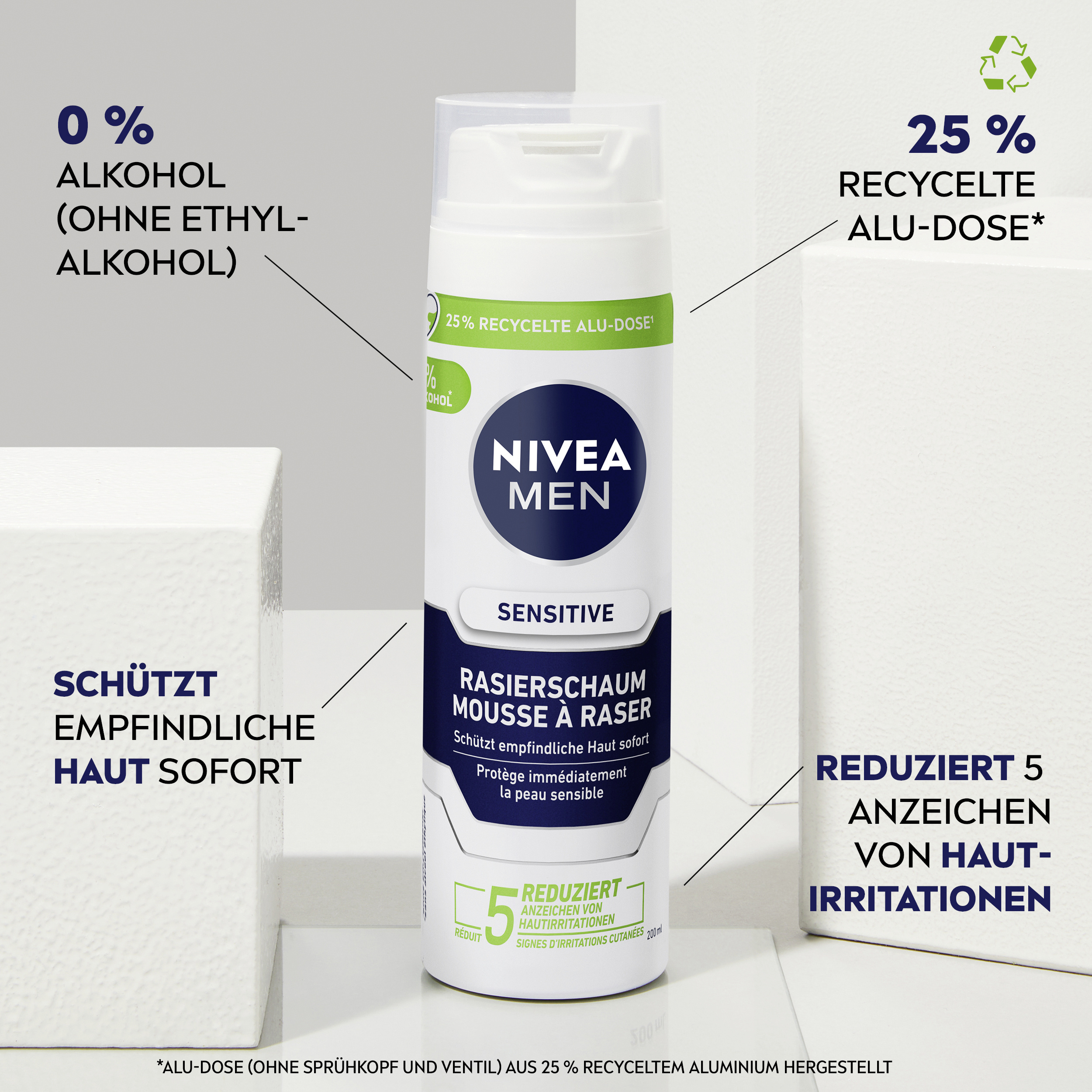 Nivea Rasiersystem Original – Feuchtigkeitsspendende Rasiercreme 250 Ml Mit Aloe Vera
