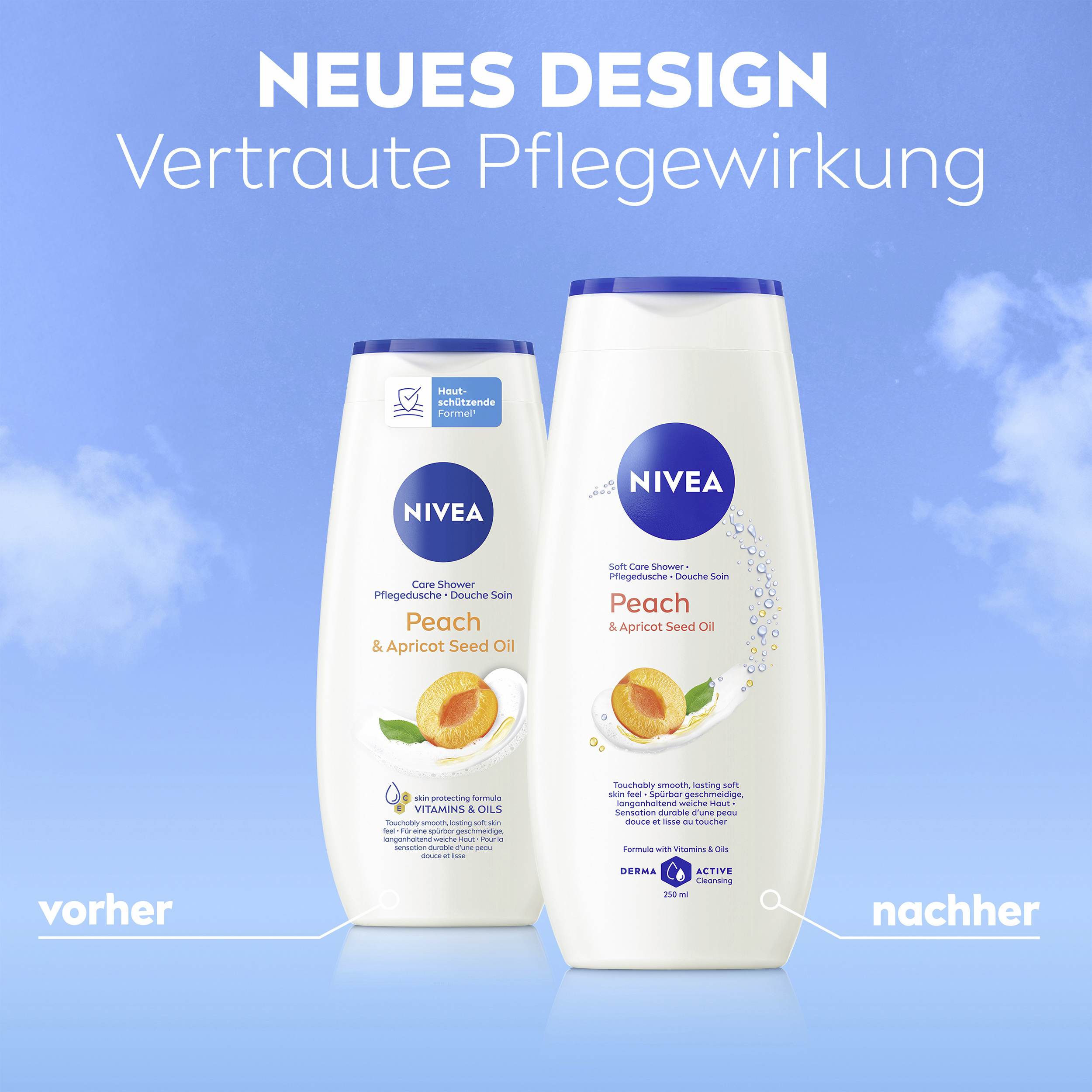 NIVEA Pflegedusche Peach & Apricot Seed Oil online bestellen | MÜLLER