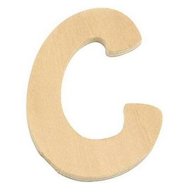 Darice Papermache Buchstabe 6 Zoll – Zum Bemalen & Dekorieren, Aus Pappmaché