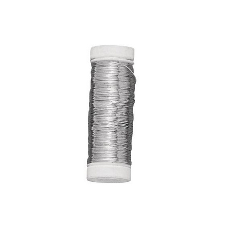 Silber Kupferdraht 0,25 Mm – 28 M Rolle, Flexibel, Rostbeständig, Formbar, Für Schmuck, Perlen, Basteln & Kreative Projekte