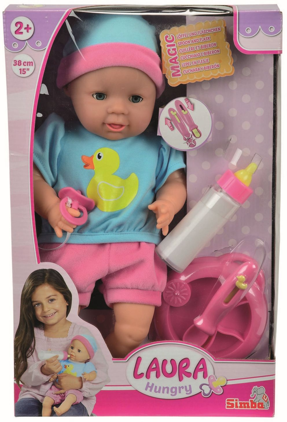 Simba Fun Puppe Evi – 3 Sets Mit Kamera, Gitarre & Windrad, Für Kinder Ab 3 Jahren