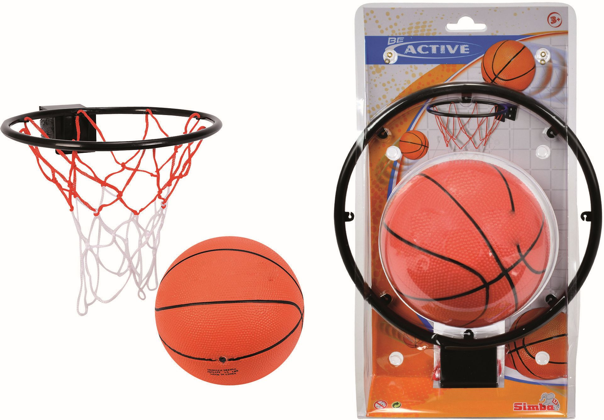 Simba – Panier De Basket à Fixer Sur Porte Avec Ballon – Entraînement Jeu De Tir – Dès 3 Ans