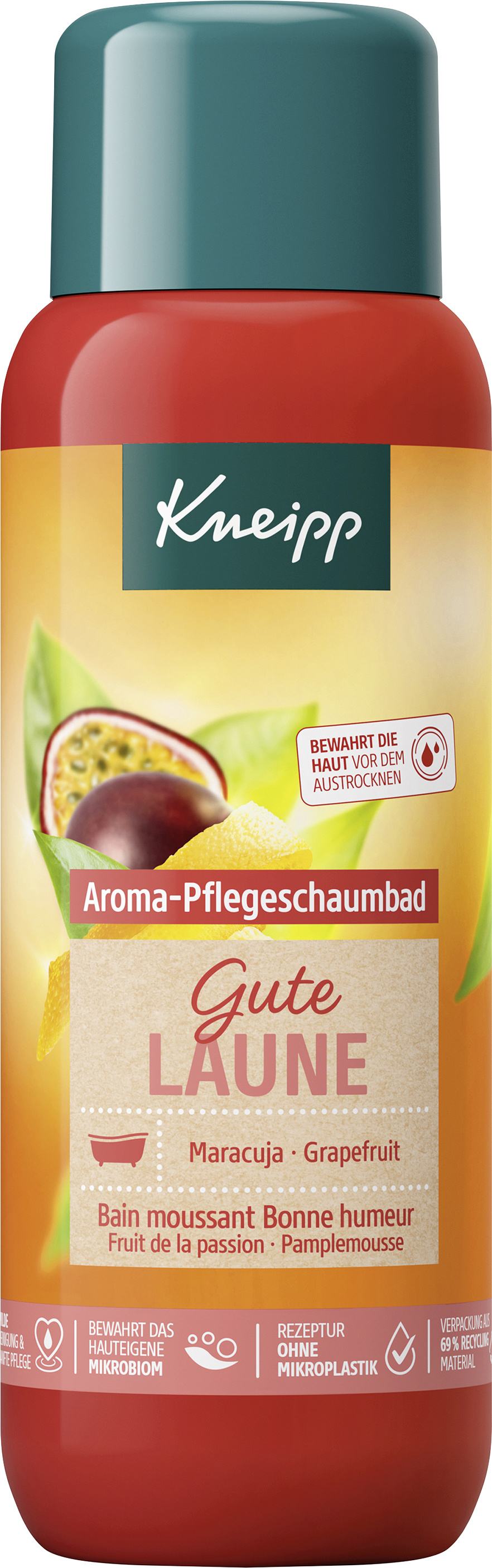 Kneipp Gute Laune Pflegeschaumbad Maracuja & Grapefruit